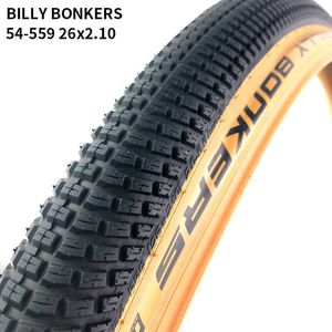 Cykel S Billy Bonkers 26x2.10 54-559 26 tum Yellow Edge Tire K-Guard 3 MTB Road Bicycle Cycling Riding Tire Parts 0213