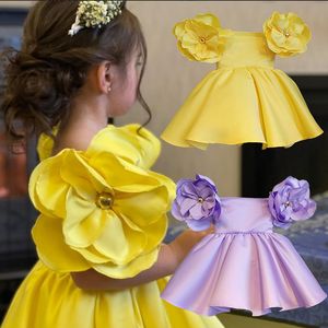 Abiti da ragazza Battesimo infantile per s 1a festa di compleanno Matrimonio Pizzo Tutu Baby Princess Vestidos Costume natalizio 230214