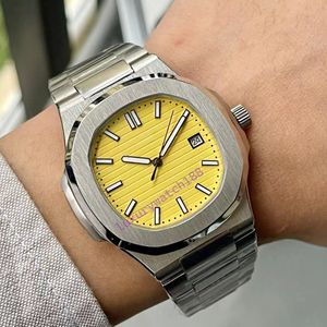 Relógio masculino designer de luxo relógios automáticos mecânicos moda relógio couro pulseira de aço inoxidável relógios para homens com movimento de caixa relógios Orologio.