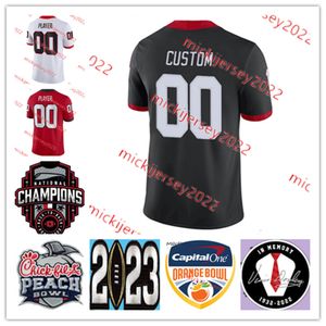 Colbie Young Trevor Etienne Georgia Football Champions Jersey Robert Beal Jr. C.J. Washington Tyrion Ingram-Dawkins Chad Lindberg Gunner Stockton Georgia Jerseys