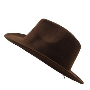 Wide Brim Hats Bucket Fashion Men Women Retro Cowboy Roll Up Winter Outdoor 2Size 5658CM 230214