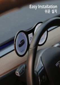 Satonic Car Digital Performance LCD HUD Multimedia Dashboard Display for Tesla Model Y 3 Multimediaパネル英語9292909