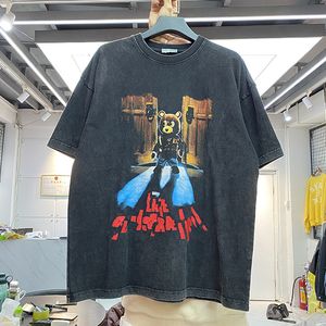 22ssyy Mens Designers t Shirt Man Womens Tshirt مع رسائل طباعة الأكمام القصيرة القمصان الصيفية الرجال فضفاضة الحجم M-XL 86518