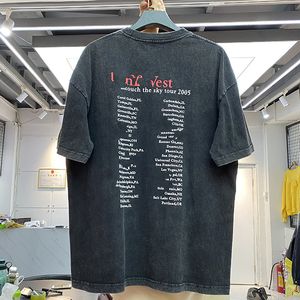 22SSYYY Męskie projektanci T Shirt Man Women Tshirt z literami Drukuj Krótkie rękawy Letnie koszule Mężczyźni luźne koszulki rozmiar M-xl 8651