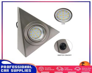 Parts Cupboard Triangle Warm LED Light Kitchen Under Cabinet Interior Spotlights 35W Halogen Bulb 3500K For Caravans Bright1298178