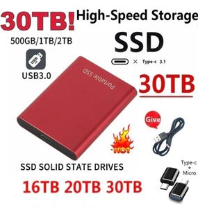Hard Drives Portable Original External 1TB Solid State SSD 500GB for PC Laptop Storage Device USB 30 2TB Mobile 2211053688440