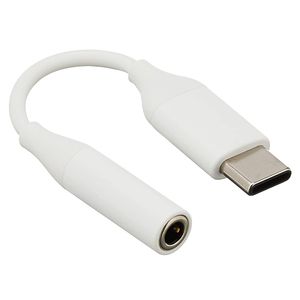 Type-C Erkek-3,5mm Kulaklık Kablo Adaptörü USB-C AUX Audio Dişi Jack Samsung S22 S10 S20 S21 NOT 10 20 PLUS ile çip ile