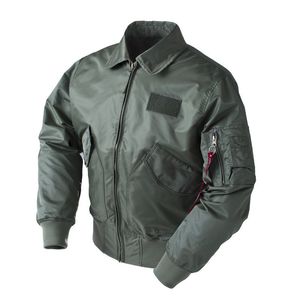 Mens Jackets DropShip Exército tático Militar CWU45P Jaqueta Bomber Men Flight Baseball Gun Black B3 Airforce Pilot Wind Breaker 230213