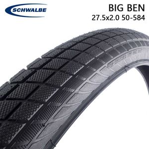 s Schwalbe BIG BEN 27.5x2.00 50-584 City Bicycle K-Guard Level 3 Steel Wired Bike 27.5 Inch 35-40PSI Cycling Tire 0213