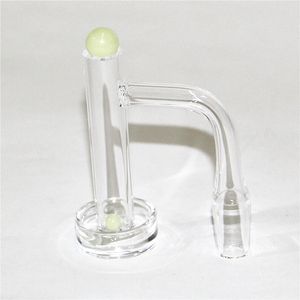 Hookahs Flat Top Terp Slurper Quartz Blender Banger med glasboll marmor set pelare 10mm 14mm 18mm kvarts slurpers naglar för vatten bongs dab riggar