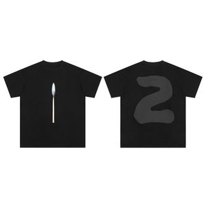 22SS Herr Designers T Shirt Man Womens Tshirt med bokst￤ver Tryck p￥ korta ￤rmar Summertr￶jor M￤n Loose Tees Size M-XL