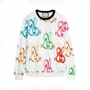 High Street Men Womens Round Neck Hoodies Mens Long Sleeve Printing Sweatshirts Couples Casual Loose Tops Asian Size S-2XL