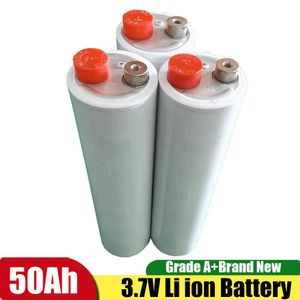 28pcs Cylindrical 3.7V 50Ah Lithium Ion Battery 4.2V Lipo 10C High Rate Cells for 36V 72V Ebike Tricycle Golf Cart Battery Pack