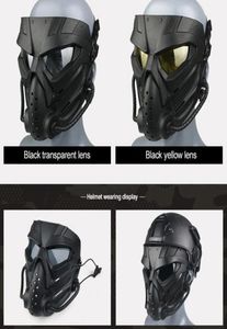 Full Face Motorbike Bike Motorcycle Helmet Mask Goggles Protective Cool With Mouth Filter Headwear Helmets7964491