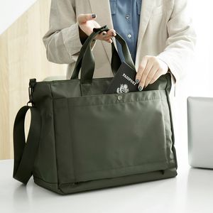 EST HIGHCAPACITY TRAVEL COMPUTER BAG NOTEBOOK HANTBAG 14インチ男性と女性230214