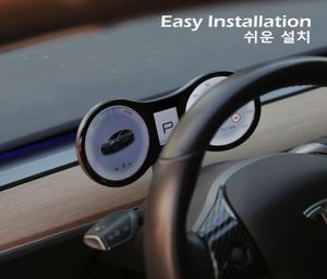 Satonische auto Digital Performance LCD HUD Multimedia Dashboard Display voor Tesla Model Y 3 Multimedia -paneel Engels4322888