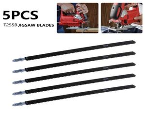 Narzędzia ręczne 5PC T225B 250 mm HCS TSHANK Jigsaw Blades Ważeniowe piła Blade Multi Sabre do wycinania drewna narzędzia do obróbki drewnaSH6923012