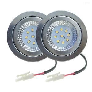 2-Piece Recessed Light 1.5W 2.5W LED Cabinet Cooker Range Hood Bulb 12V 220V 60mm Vent 20W Halogen Equivalent