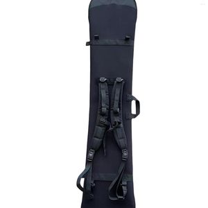 Torby na zewnątrz 163 cm torba snowboardowa z wyściełanymi regulowanymi przenośnymi akcesoriami Protektor Wysoka elastyczność pokrywa obudowy do podróży