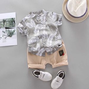 LZH Kids Clothes Summer Sets Children's Clothing For Boys Fashion Short Sleeve TopPants Twopiece Suits Baby Costume