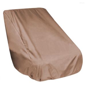 Pokrywa krzesła trwałe, wodoodporne duże biurko zewnętrzne i krzesła pokrywa cały sezon Ochrona mebli (kawa)