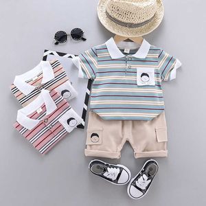 Set di abbigliamento per bambino bambino Anno Cotone Estate Bambino Tempo libero Sport Ragazzo Polo Pantaloncini pezzi Set da ragazzo