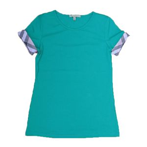 T-shirt da donna nuove di zecca Slim Cotton 100% T-shirt da donna ultima moda a maniche corte per donna T-shirt da donna sottile bianco puro T-shirt da donna taglia asiatica 13 colori all'ingrosso