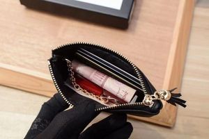 luxury black red Wallets for Woman Organizer Wallet Classic Long Purse Lady Money Bags Zipper Pouch Coin Pocket Clutch women Card Holder Designer bag bagshoes1888