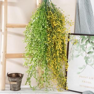 Decorative Flowers Fake Vines For Room Decor Artificial Ivy Leaf Plants Vine Hanging Garland Foliage Home Garden Wedding Wall