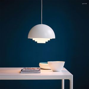 Pendelleuchten Modernes Design Schwarz Weiß Metall Nordic Tischdekoration Kronleuchter Haus Innen Geschäfte Bürolampe