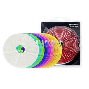 LED Neon Flex Liny Światła Światła Ściganie Rainbow LED Oświetlenie sznurkowe 12V wielokolorowe linie Light do w pomieszczenia