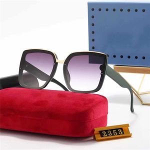 Estrutura de colagem óculos de luxo designer óculos de sol frios óculos de sol homens e mulheres óculos de sol 2353 cor direta de fábrica cor opcional
