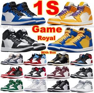 1 High Game Royal Panda Twist Basketball Shoes Lakers Reverse Laney 85S Geogetown Fearless Gold Top Concord Gorge Green Racer Blue True Stealth Womens Sneakers