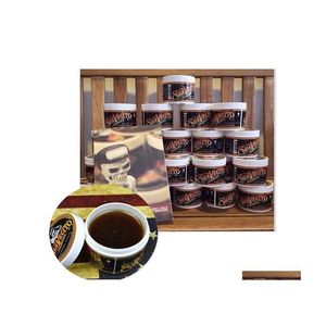 Pomades mumlar suavecito saç pomade güçlü stil restore mum iskeleti eğilmiş sırt yağ çamur erkekler için desenli ürünler bakımı st dhoqo