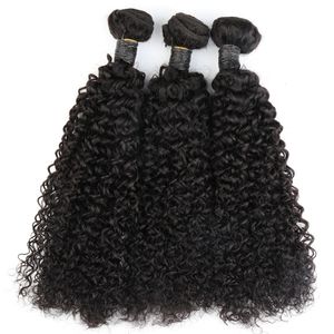 Brazilian Weave Bundles Mongolian Curl Human Hair 8-28 Inch Water Deep Wave Bundles Remy 3 230214