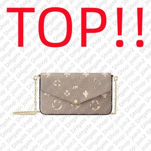 上。 M69977 Felicie Pochette Clutch Bag Designerハンドバッグ財布