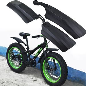 Bike Fender 2026 -calowy śnieżny rower błoto przednie tylne błoto dla strażnika Fatbike MTB S RIUKLING szerokie opona Flashowanie 230214