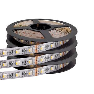 LED -remsor SMD 5050 RGB F￤rgbyte Flexibel LED -strip DC 12V 5M 600LEDS Vattent￤t band DC12V/6A Power f￶r sovrumsk￶k Heminredning NU Usalight
