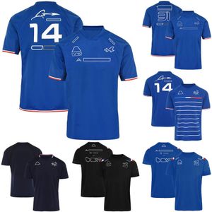 2022 F1 T-shirt Formula 1 Team Polo Shirts Driver T-shirts Custom Same Racing Fans T-shirt Casual Quick-drying Motocross Jersey