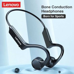 Гарнитуры Lenovo X4 TWS Наушники с костной проводимостью Bluetooth Спортивные наушники Водонепроницаемая беспроводная гарнитура с микрофоном Наушник Bass Hifi Stereo J230214