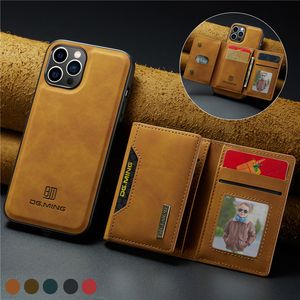 Magnetic Detachable Flip Phone Cases for Samsung Galaxy Folding Z Fold3 Fold4 S23 Ultra S22 Plus S21 S20 S21FE S20FE Note20 Google Pixel 7 7Pro Leather Wallet Shell