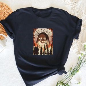 Женская футболка для женской хлопковой футболка Mitski a Burning Hill Рубашка Женщины Случайный короткий рукав Tee Tee Tee