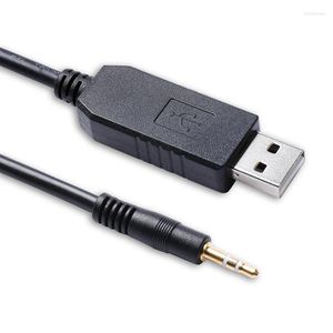 Computer Cables PL2303 USB RS232 Serial To 2.5mm Audio Jack Converter Adapter Communication Upgrade Flash Cable