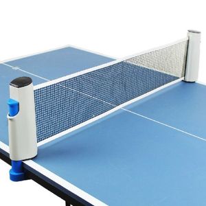 Tabelltennis sätter bärbar bordtennis net rack ram fritt utdragbar ping pong post net rack justerbar bord tennis net barn leksak gåva 230213