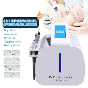 Multi-Functional Beauty Machine Fractional Rf Hydro Dermabrasion Skin Care Equipment Crystal Microdermabrasion Four Polor Radio Frequency Device Hydrate