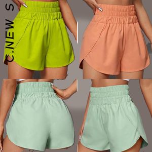 Shorts femininos shorts casuais jogging correndo calças de fitness senhora cintura elástica verão streetwear moda calças curtas 230213