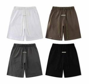 Shorts de rua de 21sss refletivos masculinos de esportes casuais cal￧ados de tamanho grande estilo de cord￣o