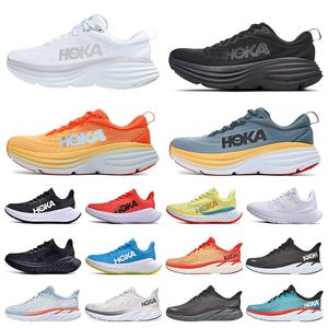 2023 New Hoka One Bondi 8 Running Shoes Athletic Clifton 8 Kawana Challenger ATR 6 Accepterad livsstilschock absorption Highway Designer Women Män 36-45