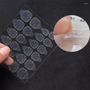 False Nails 10 Sheet 240 Pcs Sticker Transparent Double-Sided Adhesive Tapes Stickers Press On Fake Nail Tips Stick Tools
