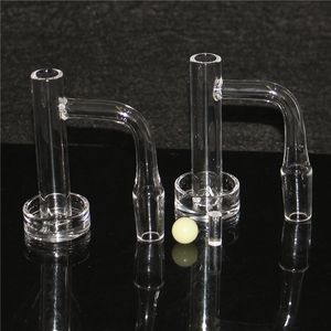 Hookahs Flat Top Terp Slurper Quartz Banger With Glass Ball Pill Marble Set 14mm Slurpers Nails For Water Bongs Dab Rigs